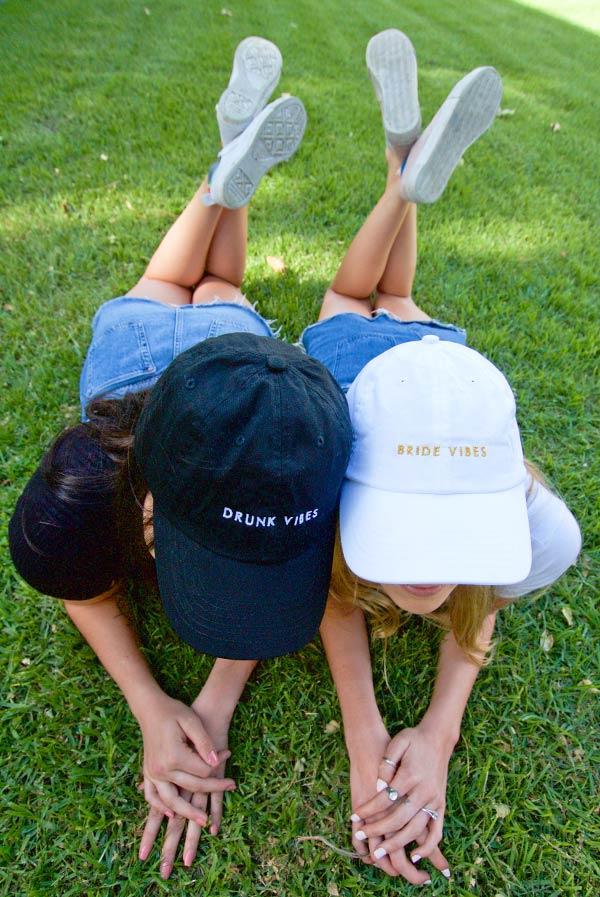 Bride Vibes | Drunk Vibes | Party Vibes - Bachelorette party dad hats - Bride Vibes