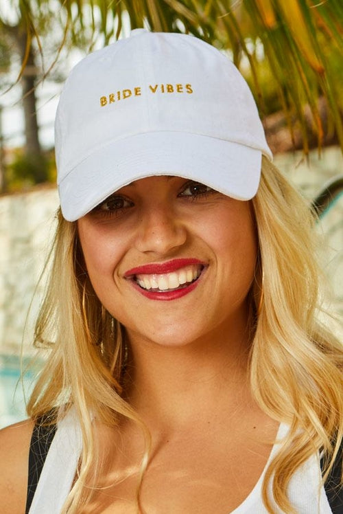 Bride Vibes | Drunk Vibes | Party Vibes - Bachelorette party dad hats - Bride Vibes