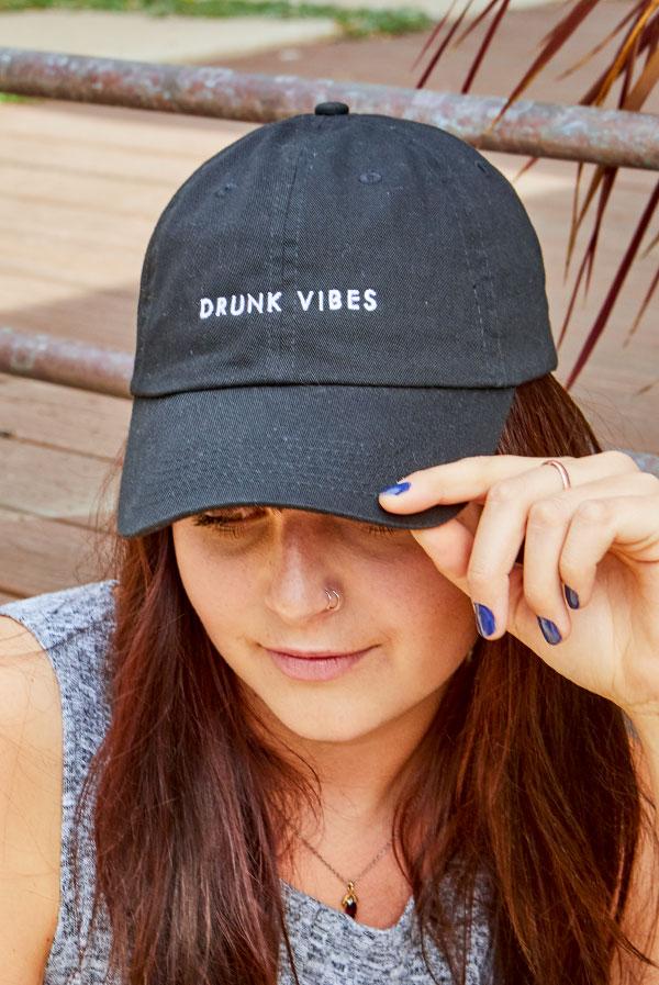 Bride Vibes | Drunk Vibes | Party Vibes - Bachelorette party dad hats - Bride Vibes