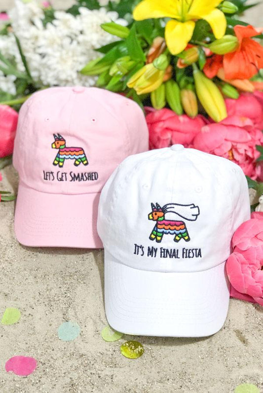 It's My Final Fiesta | Let's Get Smashed - Embroidered Bachelorette - Bride Vibes